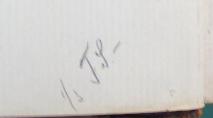 Sg 361 e 1: Grammatik der romanischen Sprachen. Erster Theil (1882);- (unbekannt), Von Hand: Nummer; '1/3 TS.-'. 