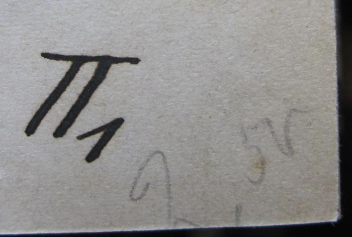 VIII 919 i: Einleitung in die Philosophie (1903);- (unbekannt), Von Hand: Nummer; 'II 1'. ;- (unbekannt), Von Hand: Preis; '2,50'. 