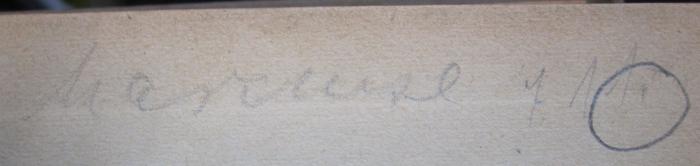 VIII 199 2.Ex.: Geschichte der Philosophie von der Romantik bis zur Gegenwart (1924);- (Marcuse, [?]), Von Hand: Autogramm, Nummer, Name; 'Marcuse 711.'. 