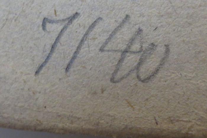 -, Von Hand: Nummer; '7140'