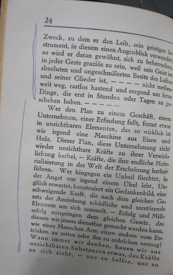 VIII 1044 1917 2.Ex. Ers.: Der Unfug des Sterbens : Ausgewählte Essays (um 1920);- (unbekannt), Von Hand: Annotation. 
