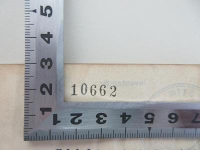 - (Karl Marx Haus Trier), Stempel: Exemplarnummer; '10662'. 