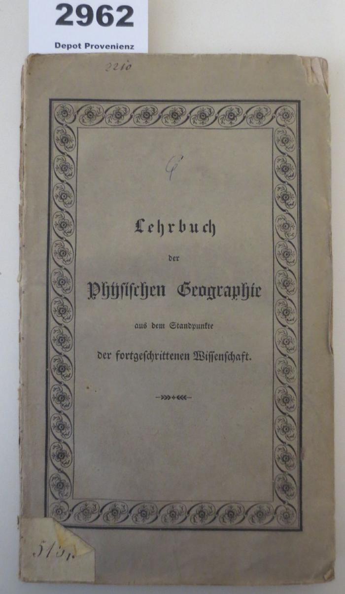  Lehrbuch der physischen Geographie: aus dem Standpunkte der fortgeschrittenen Wissenschaft: nach der englischen Bibliothek zur Verbreitung nützlicher Kenntnisse unter Lord Brougham's Leitung (1833)