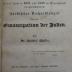  Kritische Beleuchtung der in den Jahren 1831 und 1832 in Deutschland vorgekommenen ständischen Verhandlungen über die Emancipation der Juden (1833)