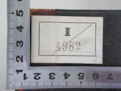 - (Zentralstudienbibliothek des Karl-Marx-Institutes Wien), Etikett: Nummer, Exemplarnummer; 'I 4982'. 