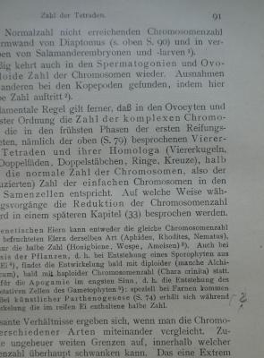 Kg 1802 c: Allgemeine Vererbungslehre (1921);- (Neuberg, Carl), Von Hand: Annotation. 