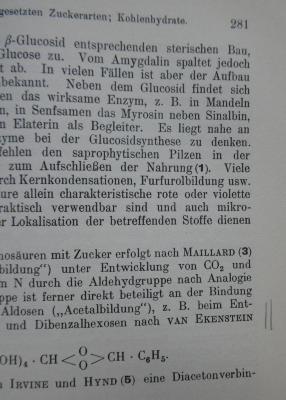 Kf 561 b 1: Biochemie der Pflanzen. Erster Band (1913);- (Neuberg, Carl), Von Hand: Annotation; '342, 344, 347, 825
281, 323

313, 316, 319, 327, 375'. 