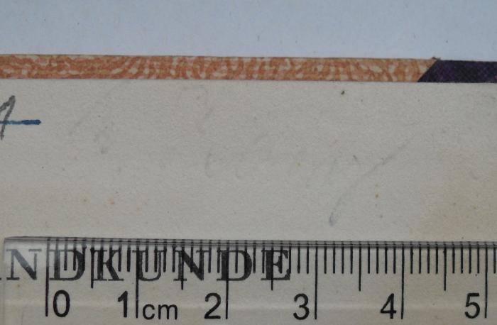 - (Karg[?], W[?]), Von Hand: Name; 'W.[?] Karg[?]'. 