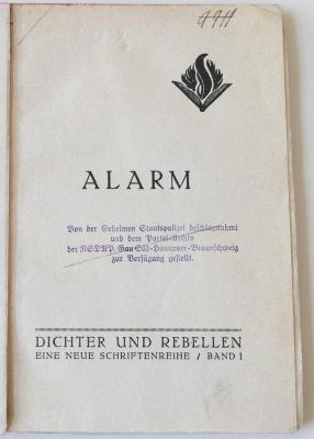 - (NSDAP-Gauarchiv Südhannover-Braunschweig), Von Hand: Signatur; '9911'. 