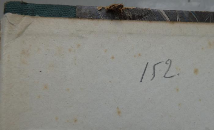 Kf 561 b 2: Biochemie der Pflanzen. Zweiter Band (1920);- (Neuberg, Carl), Von Hand: Annotation; '152'. 