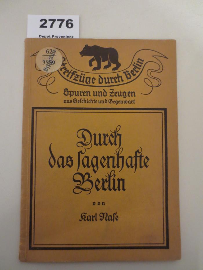  Durch das sagenhafte Berlin (o. J.)