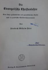 Uh 333: Die Evangelische Christenlehre : Eine kurze geschichtliche und grundsätzliche Studie und 70 praktische Christenlehreentwürfe (o.J.)