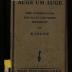 BIE 92 : Auge um Auge. Eine Untersuchung zum Alten und Neuen Testament. (1929)