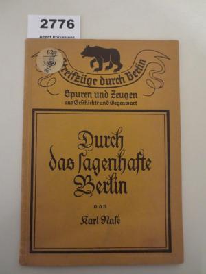  Durch das sagenhafte Berlin (o. J.)