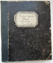  Grundzüge der gesamten Botanik (Ferdinand Cohn) : Sommer Semester 1891 (1891)