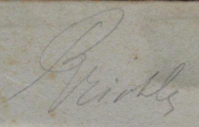 - (Bibliothek Franziskaner Hadamar;Studienheim St. Antonius Riedlingen), Von Hand: Name; 'R/Brietls'. 