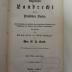  Allgemeines Landrecht für die Preußischen Staaten : Unter Weglassung der obsoleten oder aufgehobenen Vorschriften und Einschaltung der jüngeren noch geltenden Bestimmungen (1854)