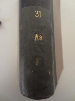 - (Deutsche Gesellschaft für Ethische Kultur), Prägung: Signatur; '31 Aa I'. 