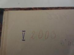 - (Städtische Volksbücherei (Berlin-Mitte)), Von Hand: Nummer; 'V 2003'. 