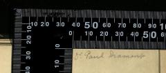 - (Diamant, Paul Josef), Von Hand: Autogramm, Name; 'Dr. Paul Diamant'. 
