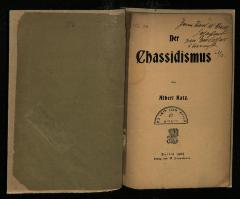 CH 106 : Der Chassidismus (1904)