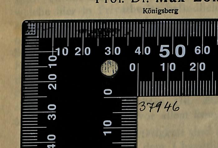 - (Bibliothek der Jüdischen Gemeinde zu Berlin), Von Hand: Exemplarnummer; '37946'. 
