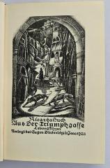 (ausgesondert) : Aus der Triumphgasse (1920)