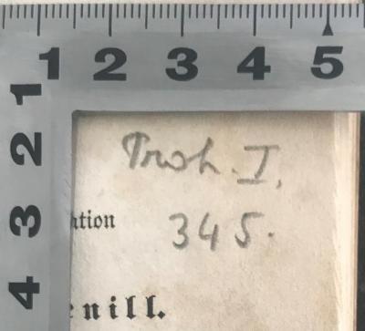 14 G 267-1,1 : Ludwig Feuerbach und seine Stellung zur Religion und Philosophie der Gegenwart : Darstellung und Kritik von Feuerbach's theologischer Denkweise : eine Habilitations-Dissertation (1851);- (Congregatio Sanctissimi Redemptoris), Von Hand: Annotation; 'Prah. I. 345. '. 