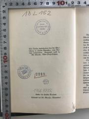 18 L 152 : Adalbert Stifter : sein Leben und sein Werk (1928)