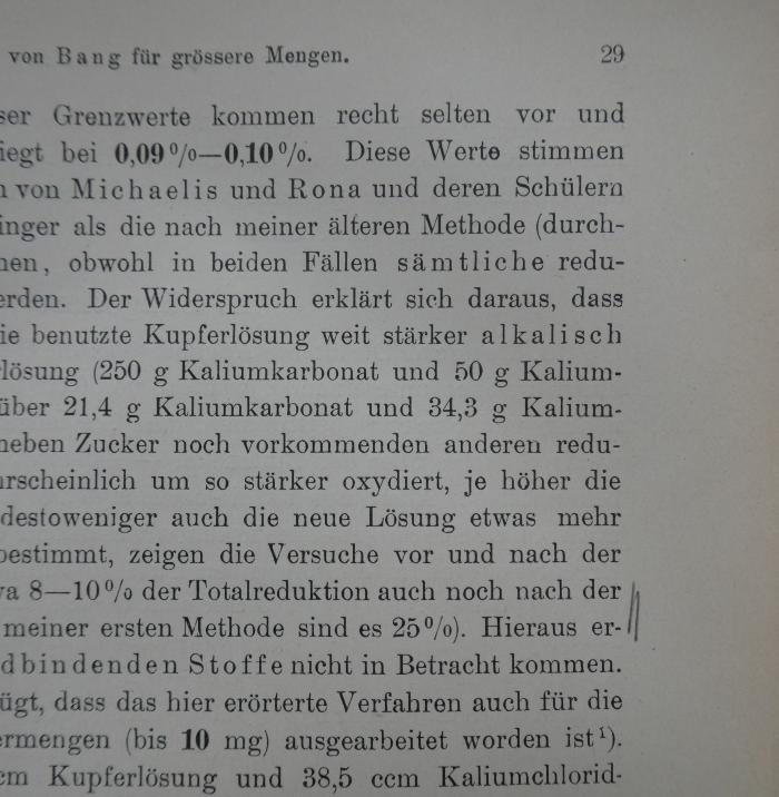 Kk 1143: Der Blutzucker (1913);- (Neuberg, Carl), Von Hand: Annotation; '||
?'. 