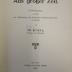 Ub 121: Aus großer Zeit : Predigten, gehalten im Gotteshause der  Jüdischen Reform-Gemeinde in Berlin (1915)