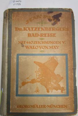 Cl 447 b: Dr. Katzenbergers Bad-Reise (1920)