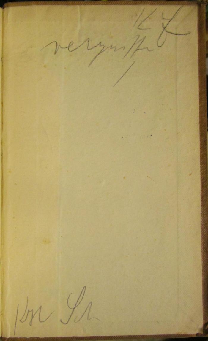 X 5820: Physiologische Briefe für Gebildete aller Stände (1847);- (unbekannt), Von Hand: Notiz; '[...]
vergriffen
[...]'. 