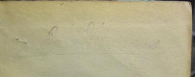 X 5820: Physiologische Briefe für Gebildete aller Stände (1847);- (Diamant[?], Carl[?]), Von Hand: Autogramm, Name; 'Carl Diamant'. 