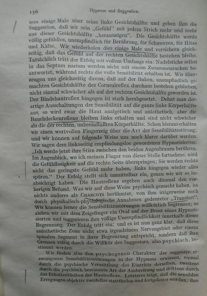 Kk 828: Psychotherapie : Charakterlehre - Psychoanalyse - Hypnose - Psychagogik (1924);- (unbekannt), Von Hand: Annotation. 