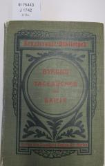 III 75443: Byrons Tagebücher und Briefe (1904)