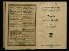 GEJ II 2182 : David und sein Zeitalter (1907)