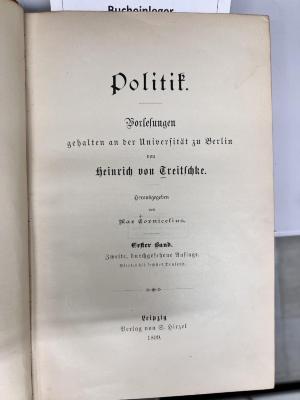 44/333 Bd. 1 : Vorlesungen gehalten an der Universität zu Berlin Bd. 1 (1899)