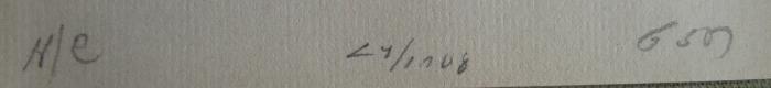 -, Von Hand: Nummer, Signatur, Inventar-/ Zugangsnummer; 'H/e
24/1108
G 507'