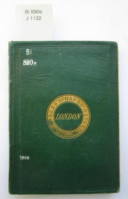 Bi 890 e: Chambers's handy guide to London ([1866])