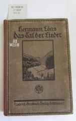 III 145916: Das Tal der Lieder und andere Schilderungen (1916)