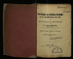 ISR I A 2078 : Streiflichter zur biblischen Geschichte aus der altpalästinensischen Stadt Geser. Ausgrabungen und Entdeckungen (1907)