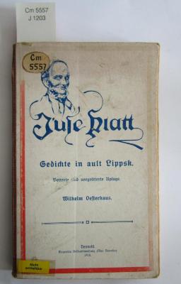 Cm 5557: I'use Platt: Gedichte in ault Lippsk ; betterte un vergrötterte Uplage (1914)