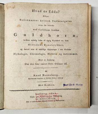 GB M 7476 : Hvad er Edda? (1812)
