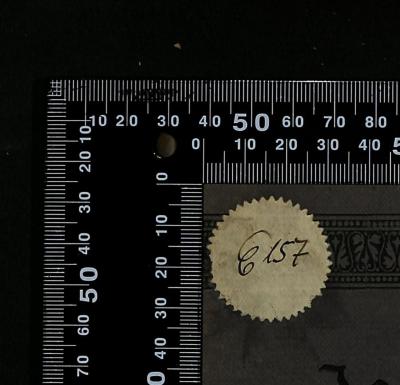 - (Verein zur Gründung und Erhaltung einer Akademie für die Wissenschaft des Judentums), Etikett: Signatur; 'E157'. 