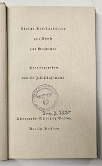 GB M 1991 : Kleine Kostbarkeiten aus Kunst und Geschichte (1940)