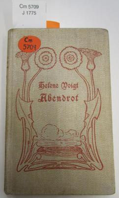 Cm 5709: Abendrot: aus dem schlesischen Volksleben (1899)