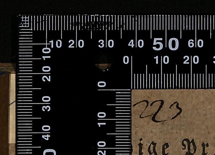 -, Von Hand: Nummer; '223'