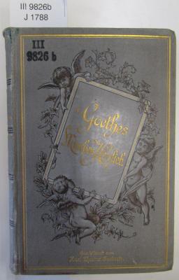 III 9826 b: Goethes Minchen (1889)
