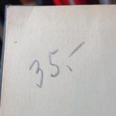- (Buchhandlung Otto Kruhl (Berlin)), Von Hand: Preis; '35.-'. 